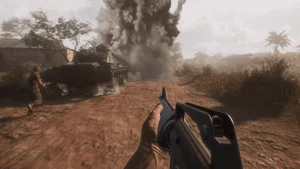 Officially featured Hell Let Loose Vietnam tank gameplay in jungle terrain